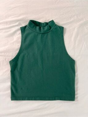 Sleeveless Mock Neck Top